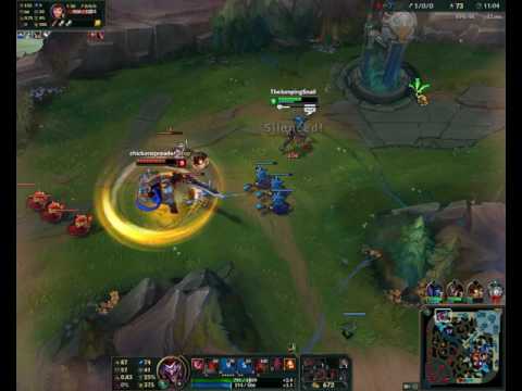 AP Shaco top vs Garen feat. hilarious escape