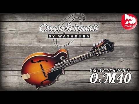 Oscar Schmidt OM40LH Select Spruce Top Mahogany Neck F-Style 8-String Mandolin for Left Hand Player image 4