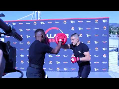 Aaron Pico at Media Workouts in Hollywood for Bellator 214