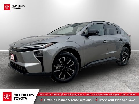 2026 Toyota bZ XLE AWD in Heavy Metal for sale at McPhillips Toyota in Winnipeg, MB