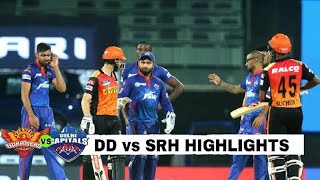 Vivo IPL 2021 SRH vs DC Full Match Highlights 22 Sept | DELHI vs HYDERABAD Full Match Highlights