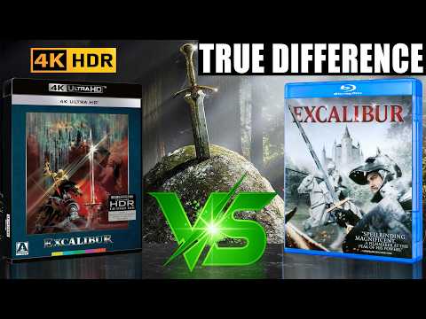 HDR vs SDR | Dolby Vision Analysis Review |  Excalibur 1981 4K Blu-Ray