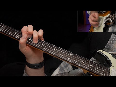 Smooth Hendrix Style Chord Embellishment (E To C-Form)