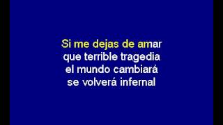 Si me dejas de amar Karaoke Sonora Santanera