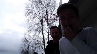 Two cool kids trying cinnamon challenge. PS we are not racist (LOL)