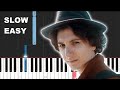 Anson Seabra - Broken (SLOW EASY PIANO TUTORIAL)