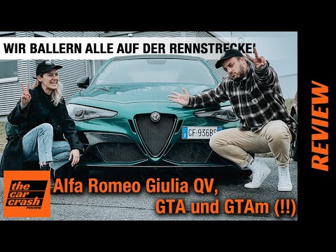 Alfa Romeo Giulia Quadrifoglio, GTA & GTAm (2022) Welche ist DIE Beste auf der Rennstrecke?! Review
