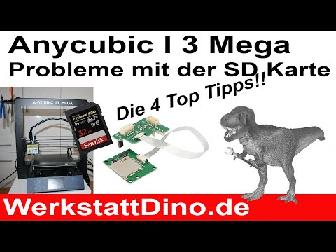 Anycubic I3 Mega | SD card problems | 4 tips you need to know