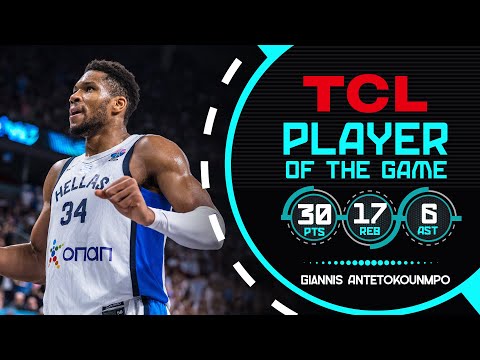 Giannis Antetokounmpo (30 PTS, 17 REB) takes charge as GRE 🇬🇷 beat FIN for #EuroBasket 2025 bronze 🥉