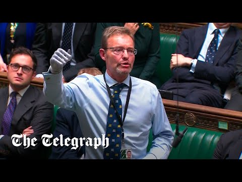 Craig Mackinlay makes jokes in emotional return to Commons