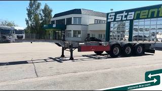 Полуприцеп контейнеровоз Schwarzm&uuml;ller Containerchassis 1x20 / 2x20 / 1x30 / 1x40 SAF-Achsen | Изображение 4 - Autoline