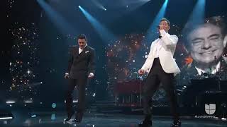Carlos Rivera y David Bisbal "el triste "en  los Premios Latin Grammy