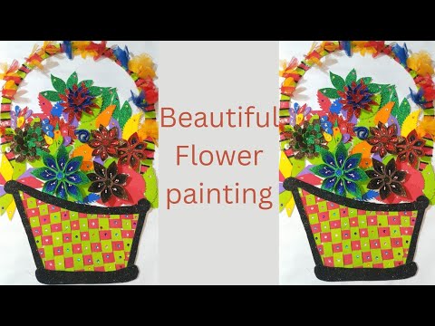 Wall hanging (flowers basket)