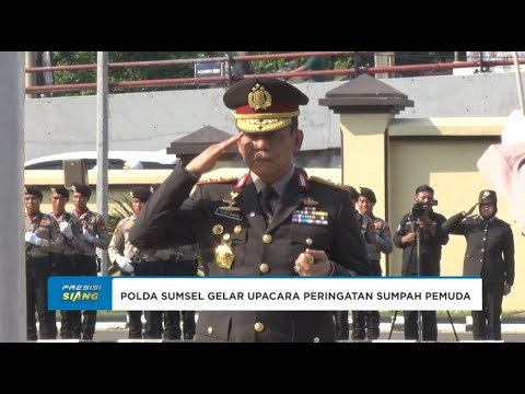 KAPOLDA SUMSEL PIMPIN UPACARA PERINGATAN HARI SUMPAH PEMUDA KE-96