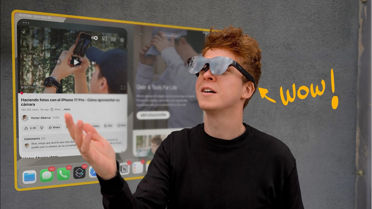 Probé las RayNeo Air 3s Pro: la pantalla gigante que me llevo a todas partes