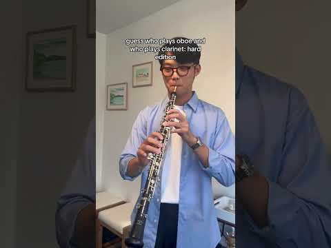 Put your guesses in the comments! 🤔  #oboe #clarinet #music