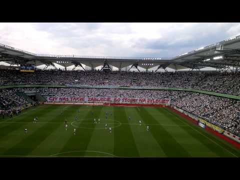 Legia - Lech 1-2 Czy nas takze zabijecie bo stoimy na Żylecie