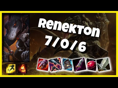 Renekton Top 11.2 Challenger Gameplay S11 (7/0/6) - OCE