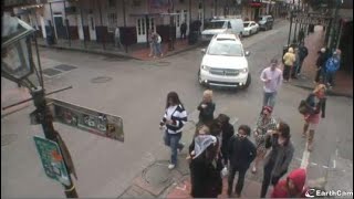EarthCam Live: Hurricane Ida - Bourbon Street, New Orleans