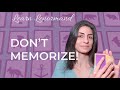 HOW NOT TO MEMORIZE CARD MEANINGS ~ #Lenormand #LearnLenormand #Tarot