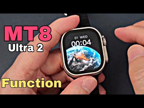 IWO Watch MT8 Ultra Smartwatch - Unbox test Function.