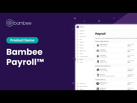 Streamline Your Payroll Process with Bambee Payroll – Product Demo