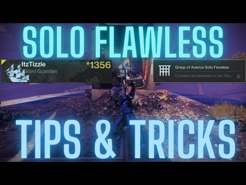 Tips & Tricks To Get an EASY Solo Flawless in Grasp of Avarice | Destiny 2