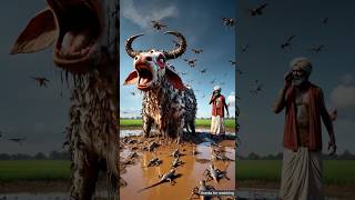 Download lagu The cow covered in millions of lizards 😭 the farmer was frightened , #ai #rescue #trending #cow mp3