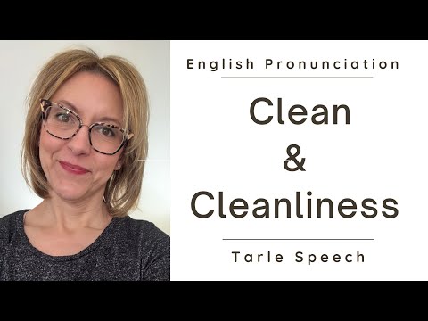 學習 "Clean "和 "Cleanliness "的發音--美式英語發音課程#learnenglish (Learn to Pronounce Clean & Cleanliness - American English Pronunciation Lesson #learnenglish)