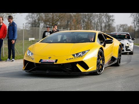 Lamborghini Huracan LP640-4 Performante - Drag Races, Revs & Accelerations !