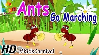 Ants Go Marching Song I Kids Videos For Kids I Kids Carnival #kidsvideo #nurseryrhymes #cartoon