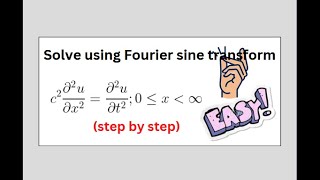 Solve the PDE in Fourier sine transform method