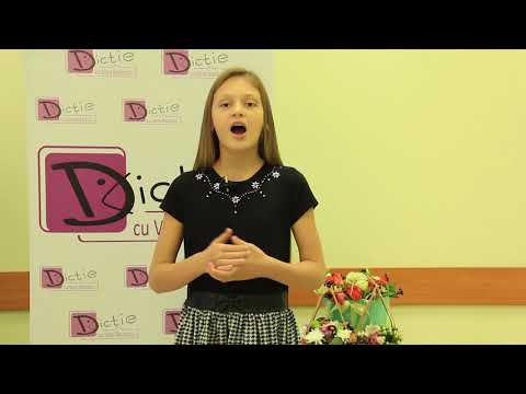 Irina Trofim- Cursantă la dicție cu Vera Nastasiu