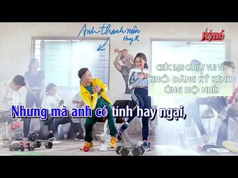 [ Karaoke ] Anh Thanh Niên | HuyR ( Hạ Tone )