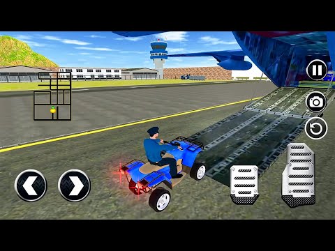 US Police ATV Quad Bike Transport Truck Simulator Android Gameplay