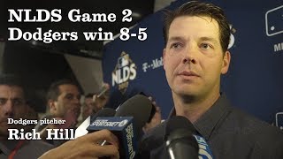 Rich Hill talks about game 2 | Los Angeles Times