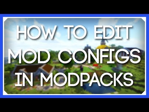 How To Edit Mod Configs In Minecraft Modpacks | How To Change Mod Config Files in Modded