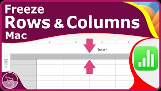 How to Freeze Rows & Columns in Numbers