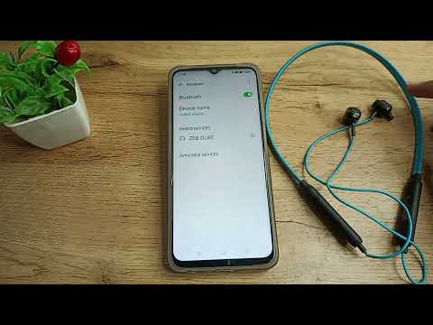 How to connect Earphone in realme c35 phone, bluetooth setting