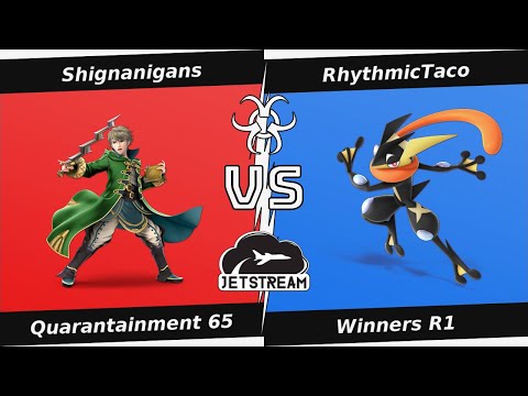 Quarantainment 65 Winners R1 - Shignanigans (Robin) Vs RhythmicTaco (Greninja) - SSBU