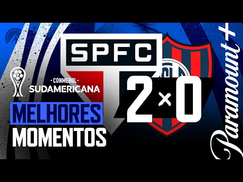 Gols e lances de São Paulo x San Lorenzo