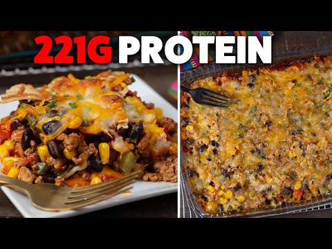 Easy Mexican Casserole | High Protein & Fiber Meal Prep