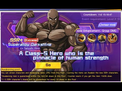 Pulling & Combine Super Alloy Darkshine SSR+ [One Punch Man:The Strongest]