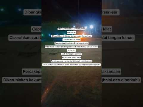 fadilah tahajud#shorts#quotes#motivasiislami