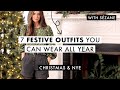A Week Of Holiday Outfits Chic Festive Looks Can Wear All Year