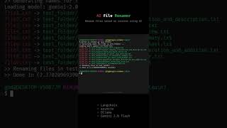 AI Renamer | Rename files based on their content using AI