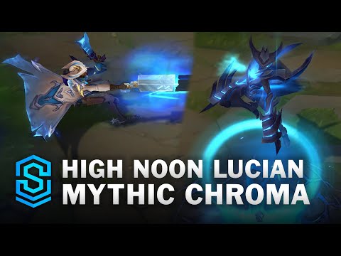 Mythic High Noon Lucian Chroma Comparison | League of Legends | Mythic Chroma