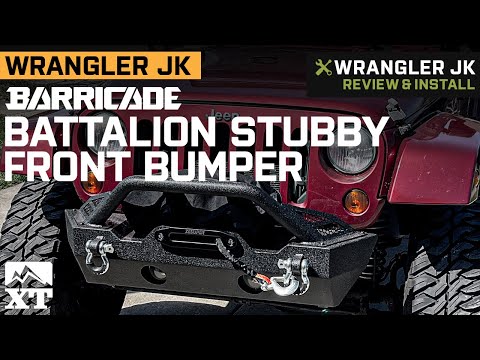 Jeep Wrangler JK Barricade Battalion Stubby Front Bumper Review & install