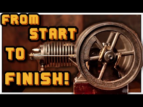 Making a 100 YEAR OLD  GAS Engine Design From SCRATCH!
