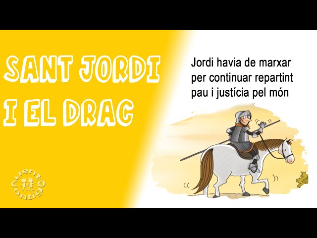 Vídeo relacionado con Sant Jordi i el Drac amb adhesius (Contes i tradicions catalanes amb adhesius)